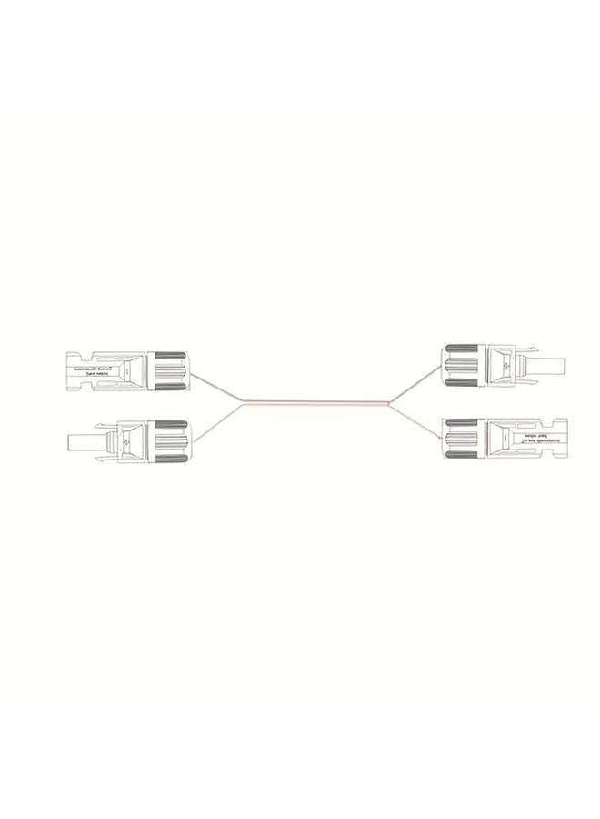 كابل تمديد MC4 14AWG 10 متر مجموعة توسيع الألواح الشمسية موصلات ذكر وأنثى - Image 5